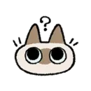 Стикер Kawaii Siamese