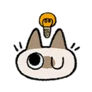 Стикер Kawaii Siamese