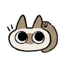 Стикер Kawaii Siamese