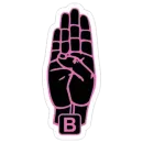 Стикер Sign Language