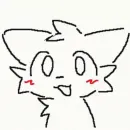 Стикер Silly cat