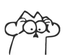 Стикер Simons cat