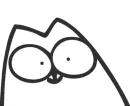 Стикер Simons cat