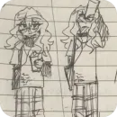Стикер Sketchy rika