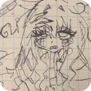 Стикер Sketchy rika
