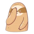 Стикер Funny Sloth