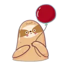Стикер Funny Sloth