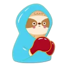 Стикер Funny Sloth
