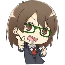 Стикер Умные тяночки