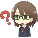 Стикер Умные тяночки