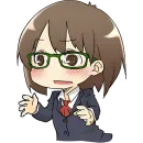 Стикер Умные тяночки