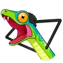 Стикер Sneaky Snakie