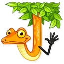 Стикер Sneaky Snakie