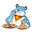 Стикер Снежный Барс