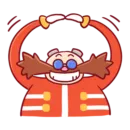 Стикер Sonic Cute Emoji UA