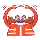 Стикер Sonic Cute Emoji