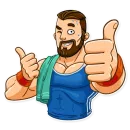 Стикер Sport Guy