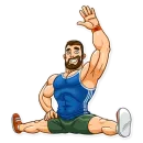 Стикер Sport Guy