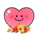 Стикер Spring & Easter Heartfaces