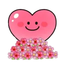 Стикер Spring & Easter Heartfaces
