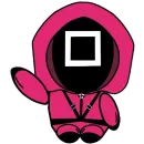 Стикер Squid game / Игра в кальмара