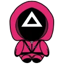 Стикер Squid game / Игра в кальмара