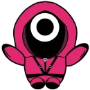 Стикер Squid game / Игра в кальмара