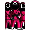 Стикер Squid game fanArt (Игра в кальмара)