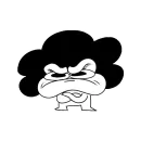 Стикер Sr Pelo