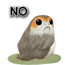 Стикер Star Wars Porgs