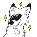 Стикер Stay Fluffy