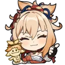 Стикер Chibi Genshin Impact