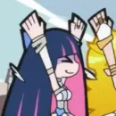 Стикер Panty and Stocking with Garterbelt