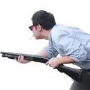 Стикер Strange Pink Guy