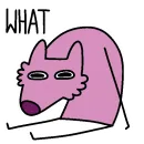 Стикер Stupid Pink Dog 2