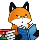 Стикер Stupid Fox