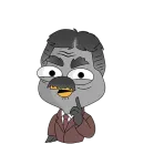 Стикер Подозрительная сова Сезон 9 Без Текста