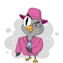 Стикер Подозрительная сова Сезон 9 Без Текста