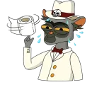 Стикер Подозрительная сова Сезон 9 Без Текста