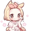 Стикер Сладкий зайчик