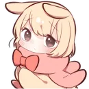 Стикер Сладкий зайчик