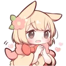 Стикер Сладкий зайчик