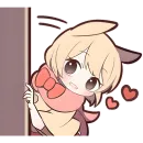 Стикер Сладкий зайчик