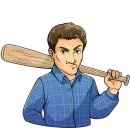 Стикер Реальные пацаны Без текста