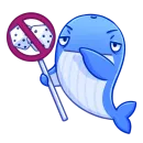 Стикер TON WHALE