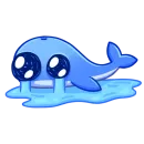 Стикер TON WHALE