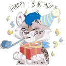 Стикер Tailz SnowMew