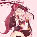 Стикер Фейка и Ху тао