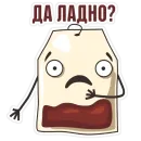Стикер Tea Bag