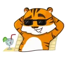 Стикер Тигренок Ти